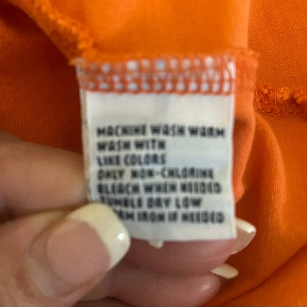 Ralph Lauren Polo Golf Mens Shirt Parkland Florida Vintage Lisle Orange Preppy